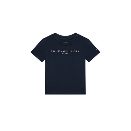 Tommy Hilfiger T-Shirt Essential KN0KN01293 Granatowy Regular Fit Tommy Hilfiger 92 MODIVO okazyjna cena