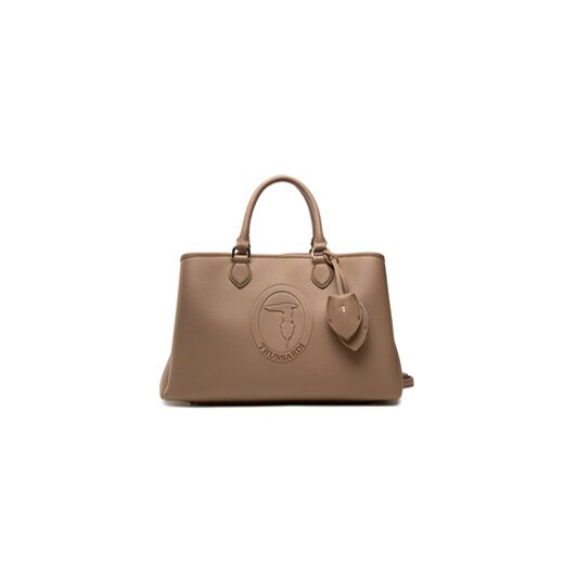 Trussardi Torebka Iris Tote Md 75B01097 Brązowy Trussardi uniwersalny okazja MODIVO