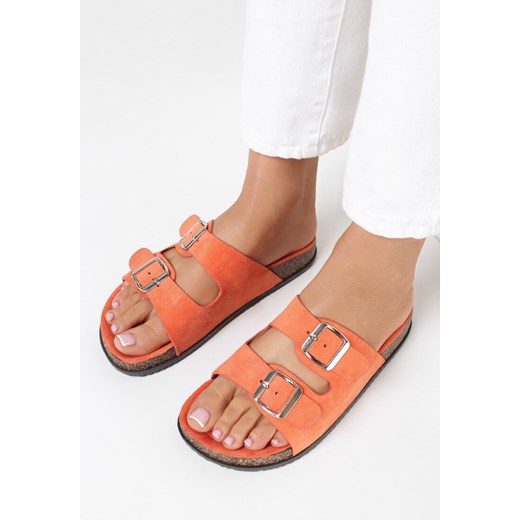 Pomarańczowe Klapki Kleogoria 37 promocyjna cena born2be.pl