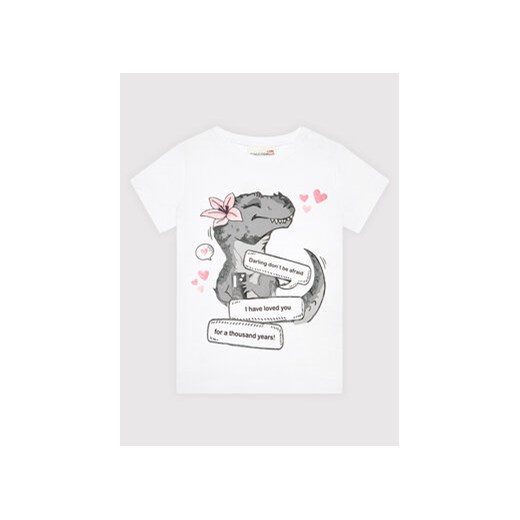 Coccodrillo T-Shirt ZC1143237EVG Biały Regular Fit 104 MODIVO wyprzedaż