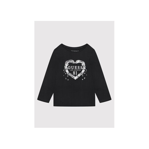 Guess Bluzka K1BI10 J1311 Czarny Regular Fit Guess 6Y promocja MODIVO