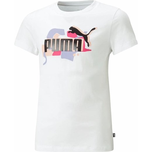 Koszulka juniorska ESS+ Street Art Logo Tee Puma ze sklepu SPORT-SHOP.pl w kategorii Bluzki dziewczęce - zdjęcie 157268511