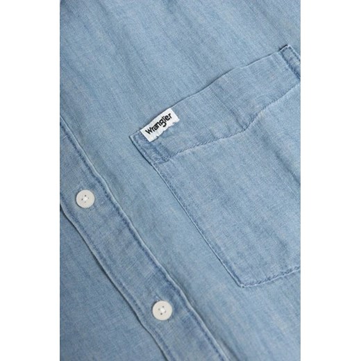 WRANGLER Koszula - Jeansowy jasny - Mężczyzna - 2XL(2XL) Wrangler XL (XL) Halfprice
