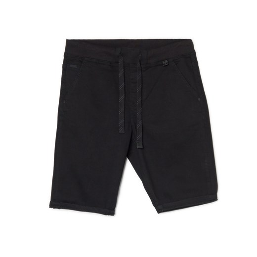 Cropp - Czarne szorty jogger - Czarny Cropp 30 Cropp