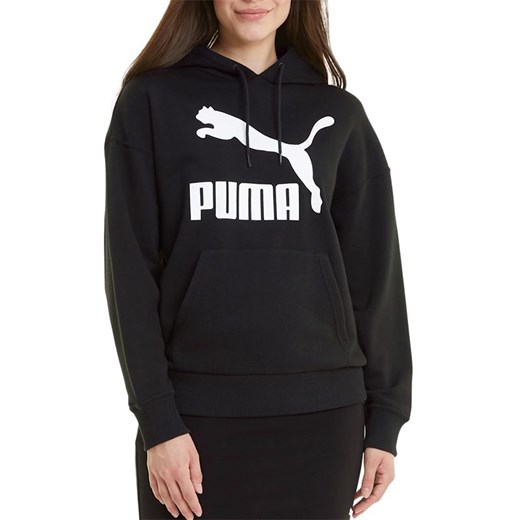 Bluza Puma Classics Logo 53007401 - czarna ze sklepu streetstyle24.pl w kategorii Bluzy damskie - zdjęcie 157285250