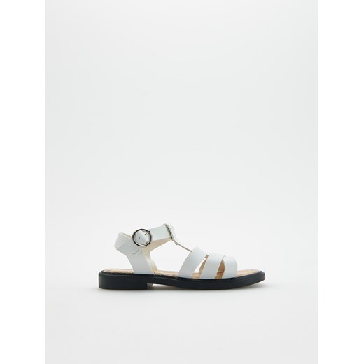 Reserved - Sandały rzymianki - Biały Reserved 35 Reserved