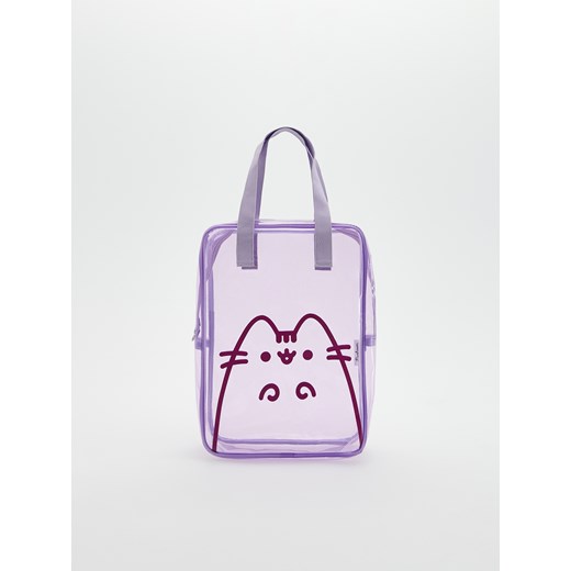 Reserved - Transparentna torba Pusheen - Fioletowy Reserved ONE SIZE Reserved