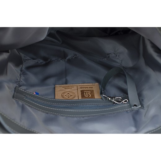 Shopper bag Słońtorbalski na ramię elegancka tkaninowa mieszcząca a7 bez dodatków 