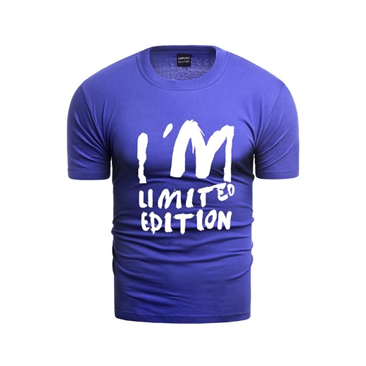 koszulka wm11a - indigo ze sklepu Risardi w kategorii T-shirty męskie - zdjęcie 157293520
