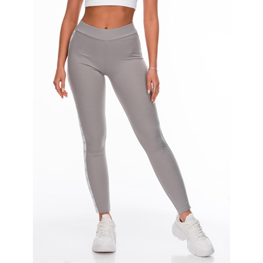 Spodnie damskie legginsy 224PLR - szare Edoti.com S/M Edoti