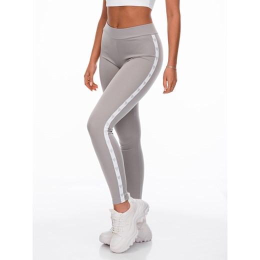 Spodnie damskie legginsy 224PLR - szare Edoti.com M/L Edoti