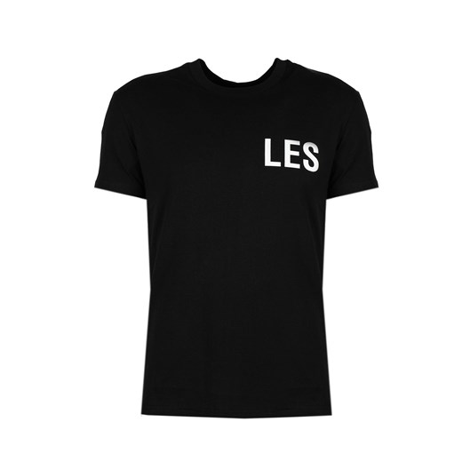 Les Hommes T-shirt | LF224301-0700-9001 | Grafic Print | Czarny Les Hommes XL ubierzsie.com okazja
