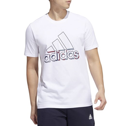 Koszulka adidas Dynamic Sport Graphic HK9160 - biała ze sklepu streetstyle24.pl w kategorii T-shirty męskie - zdjęcie 157313572