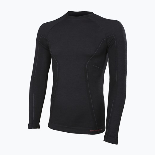 Koszulka termoaktywna męska Brubeck Active Wool 9935 czarna LS12820 M sportano.pl