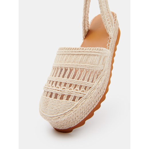 Mohito - Espadryle na platformie - Kremowy Mohito 37 Mohito