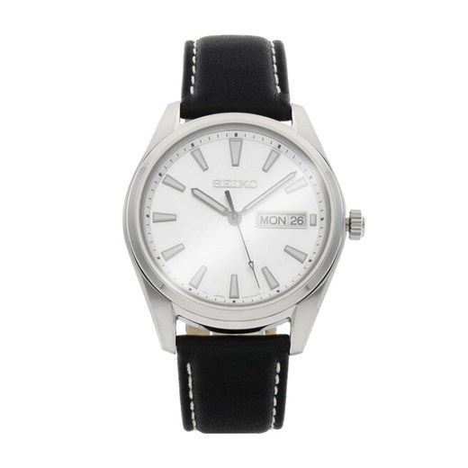 Zegarek Seiko Classic Quartz SUR447P1 Silver/Black Seiko 00 eobuwie.pl promocja