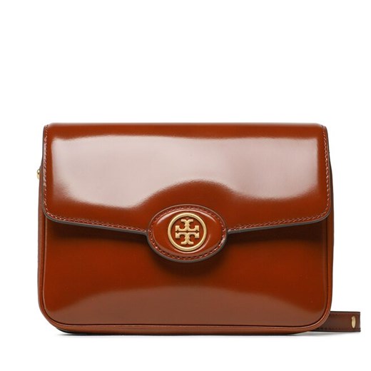 Torebka Tory Burch Robinson Spazzolato 143122 Dark Sienna 223 Tory Burch 00 eobuwie.pl