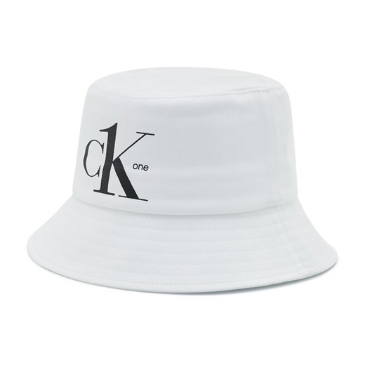 Kapelusz Calvin Klein Swimwear Bucket KU0KU00095 Pvh Classic White YCD 00 eobuwie.pl promocyjna cena