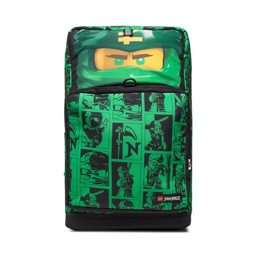 Plecak LEGO Maxi Plus School Bag 20214-2201 Ninjago/Green Lego 00 okazyjna cena eobuwie.pl