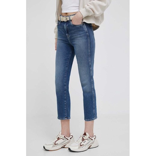 Pepe Jeans jeansy damskie kolor niebieski Pepe Jeans 25/R ANSWEAR.com