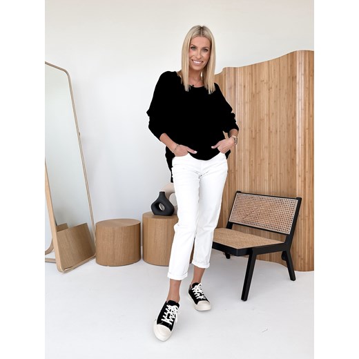 Sweter Pull V Black Cloth uniwersalny Clothstore