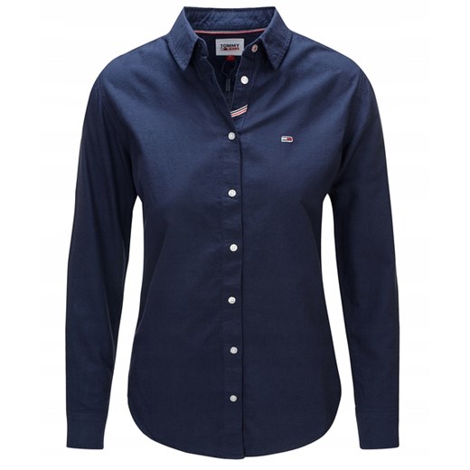 KOSZULA DAMSKA TOMMY JEANS Navy Ladies Oxford Tommy Jeans S wyprzedaż DRESSU