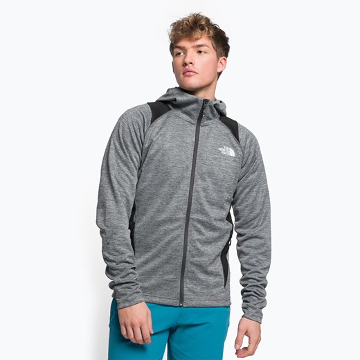 Bluza trekkingowa męska The North Face AO Midlayer FZ Hoodie szara NF0A5IMGYLM1 The North Face S promocja sportano.pl