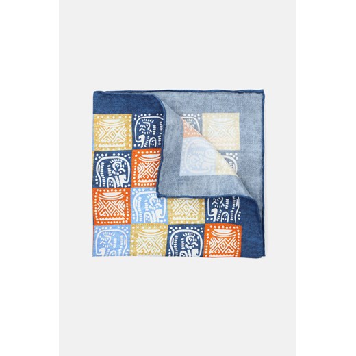 Jedwabna Poszetka Patchwork Mixkolor ze sklepu Lancerto S.A. w kategorii Poszetki i butonierki - zdjęcie 157464932