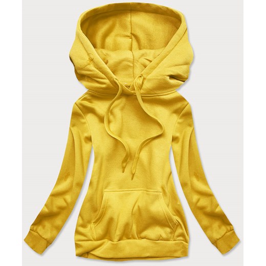 Damska bluza dresowa żółta (w02-28) ze sklepu goodlookin.pl w kategorii Bluzy damskie - zdjęcie 157470981