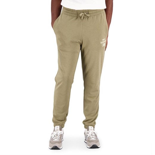 Spodnie New Balance MP31515CGN - zielone ze sklepu streetstyle24.pl w kategorii Spodnie męskie - zdjęcie 157490511