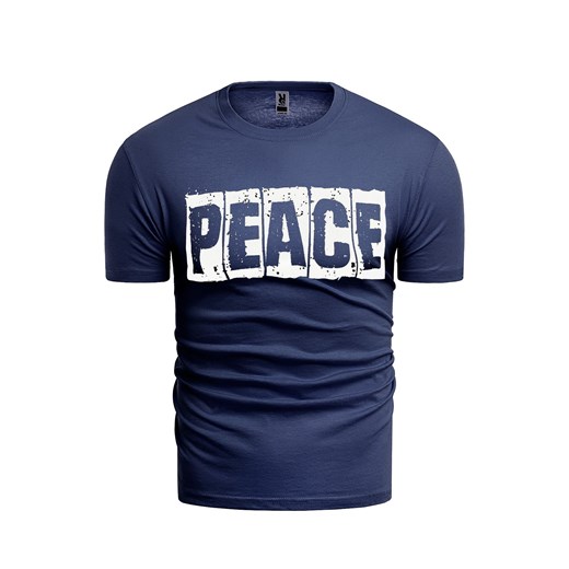 koszulka 121a - granatowa ze sklepu Risardi w kategorii T-shirty męskie - zdjęcie 157493190
