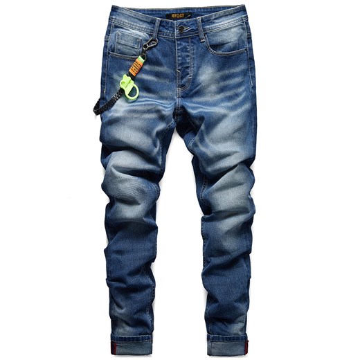 Spodnie jeansowe męskie niebieskie slim Recea Recea 32 Recea.pl promocja