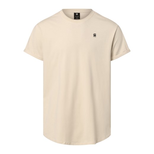 G-Star RAW T-shirt męski Mężczyźni Bawełna kitt jednolity ze sklepu vangraaf w kategorii T-shirty męskie - zdjęcie 157499561