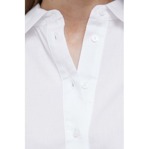 Dkny bluzka bawełniana damska kolor biały L ANSWEAR.com
