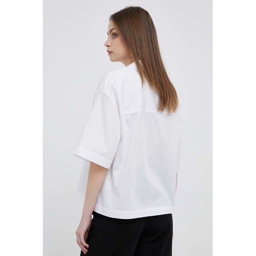 Dkny bluzka bawełniana damska kolor biały M ANSWEAR.com