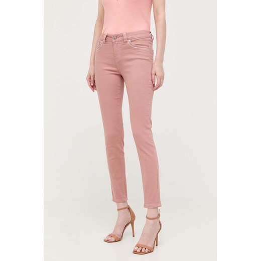 Morgan jeansy damskie kolor różowy ze sklepu ANSWEAR.com w kategorii Jeansy damskie - zdjęcie 157505020