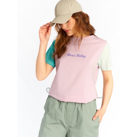 GATE Bawełniany T-shirt w kolorowe bloki XS Gate XL wyprzedaż gateshop
