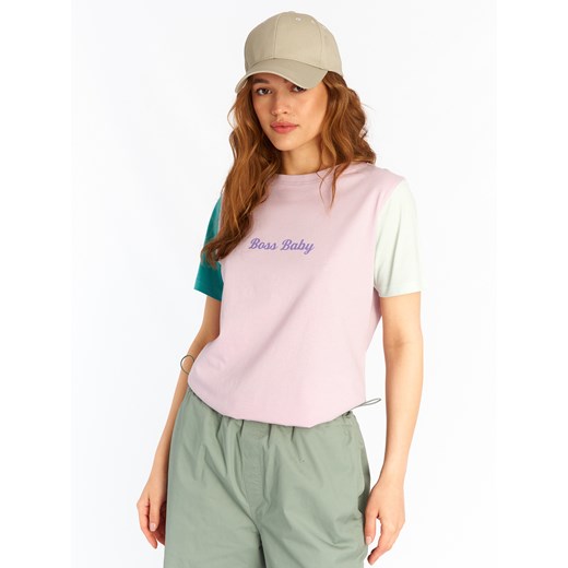 GATE Bawełniany T-shirt w kolorowe bloki XS Gate M gateshop promocyjna cena