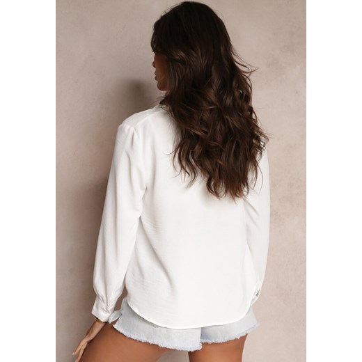Biała Koszula z Topem z Wiskozy Angellisa Renee M okazyjna cena Renee odzież