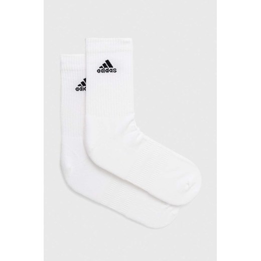 adidas skarpetki 6-pack C SPW CRW 6P kolor biały HT3453 ze sklepu ANSWEAR.com w kategorii Skarpetki damskie - zdjęcie 157529100