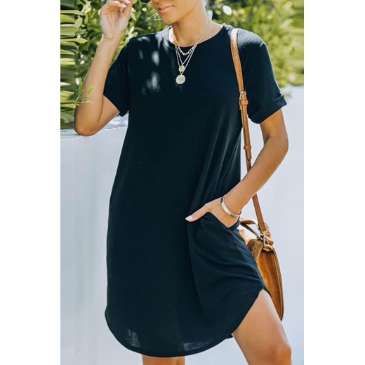 Sukienka SELESTIA BLACK ze sklepu Ivet Shop w kategorii Sukienki - zdjęcie 157530624