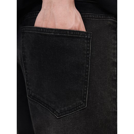 Szorty jeansowe slim fit czarne - Czarny House 30 House
