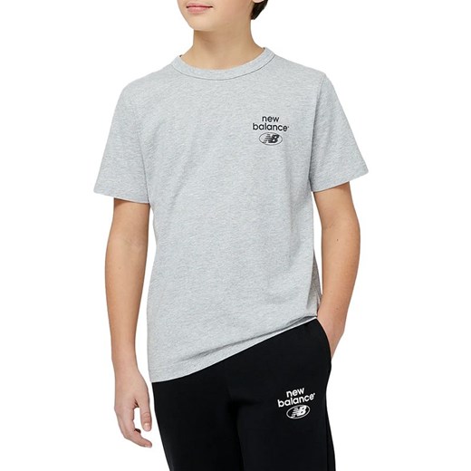 T-shirt chłopięce szary New Balance 