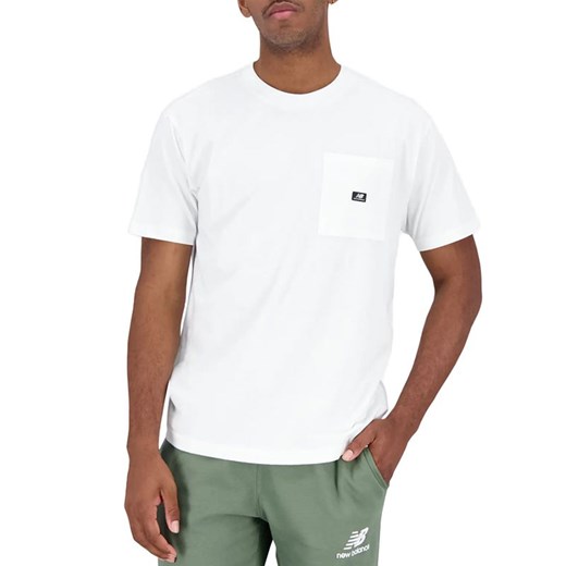 Koszulka New Balance MT31542WT - biała ze sklepu streetstyle24.pl w kategorii T-shirty męskie - zdjęcie 157541413