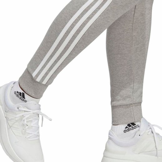 Spodnie damskie szare Adidas sportowe 