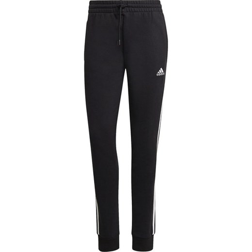Spodnie damskie Essentials 3-Stripes French Terry Cuffed Adidas ze sklepu SPORT-SHOP.pl w kategorii Spodnie damskie - zdjęcie 157547133