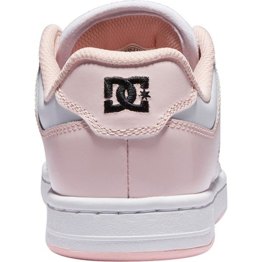 Buty sportowe damskie różowe Dc Shoes na wiosnę płaskie sznurowane 