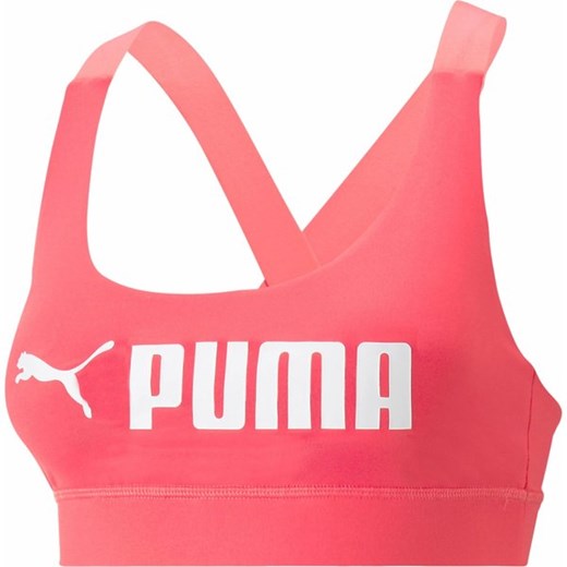 Biustonosz sportowy damski Mid Impact Fit Bra Puma ze sklepu SPORT-SHOP.pl w kategorii Biustonosze - zdjęcie 157547584