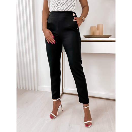 spodnie kapri czarne s/36 ze sklepu UBRA w kategorii Spodnie damskie - zdjęcie 157563593