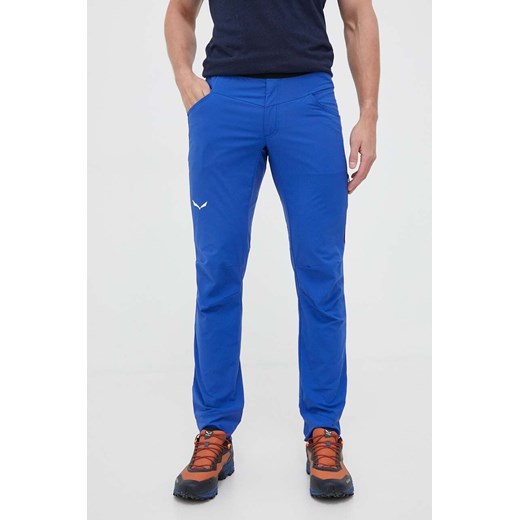 Salewa spodnie outdoorowe Agner Light kolor niebieski M ANSWEAR.com
